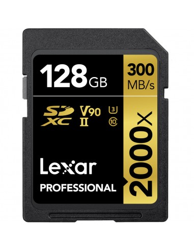 Lexar SDXC UHS-II V90 128GB 2000x Lexar SDXC UHS-II V90 128GB 2000x