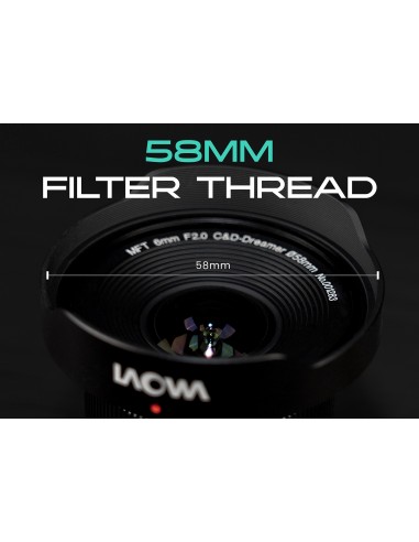 Laowa 6mm f/2 C&D-Dreamer Zero...