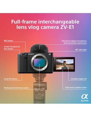 Sony ZV-E1 VLog Camera Full-frame (Body)