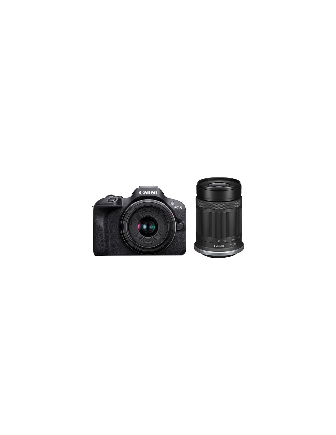 Cámara Canon Mirrorless EOS R100 + Lente RF-S 18-45mm f/4.5-6.3 IS STM –