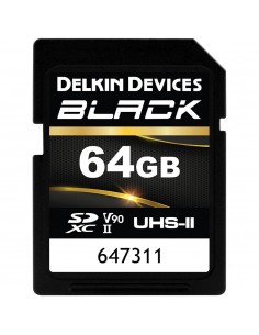 Delkin SDXC Black 64GB...