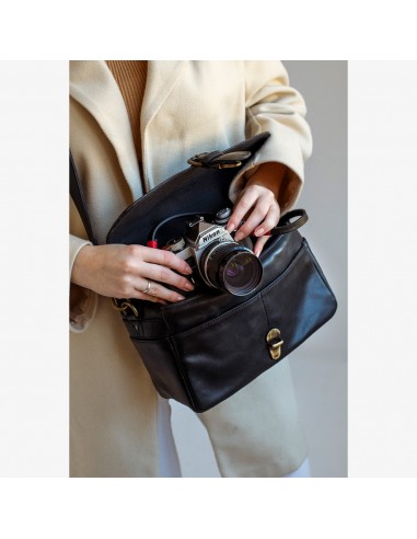 Bronkey Paris borsa in pelle (Nera)