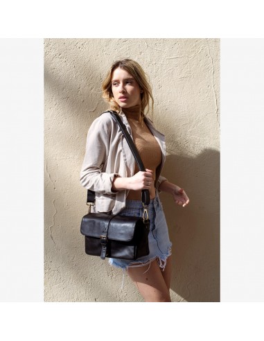 Bronkey Paris borsa in pelle (Nera)