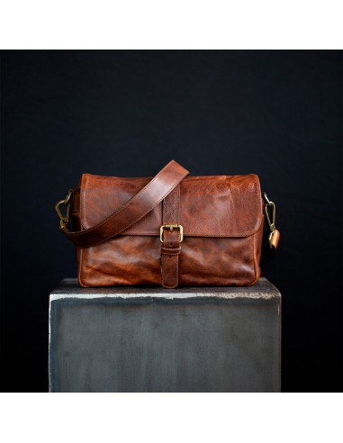 Bronkey borsa Paris in pelle (Cognac)