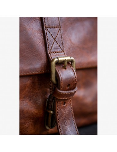 Bronkey borsa Paris in pelle (Cognac)