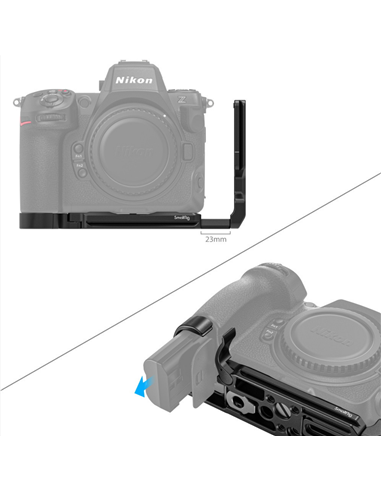 SmallRig 3942 impugnatura a forma di L per Nikon Z8