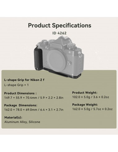 SmallRig 4262 impugnatura a forma di...