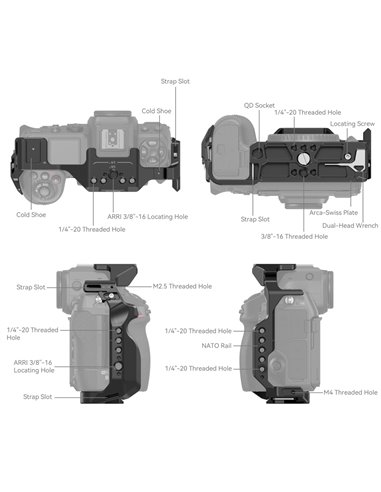 SmallRig 3940 cage per Nikon Z8
