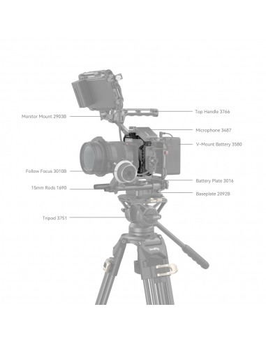 SmallRig 4022 cage per Panasonic G9II...