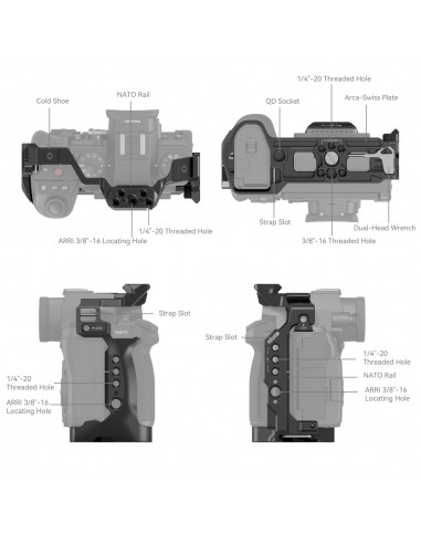 SmallRig 4022 cage per Panasonic G9II...