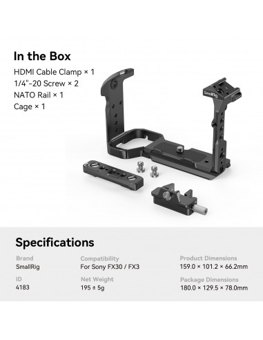 SmallRig 4183 cage per Sony FX3 / FX30