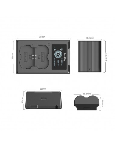 SmallRig 3822 kit caricabatterie e... SmallRig 3822 kit caricabatterie e...