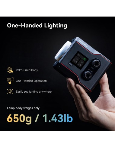 SmallRig 4376 Luce video LED COB RC...