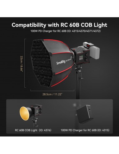 SmallRig 4358 mini softbox parabolico... SmallRig 4358 mini softbox parabolico...