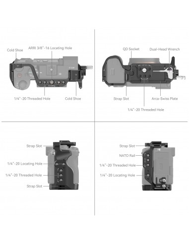 SmallRig 4422 cage per Sony A7CII / A7CR