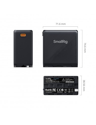 SmallRig 4576 batteria ricaricabile...