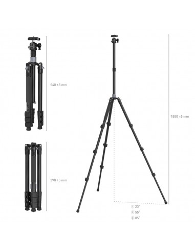 SmallRig 4059 treppiede in fibra di...