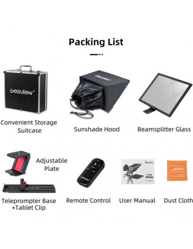 Desview T12S Teleprompter 12,9" con...