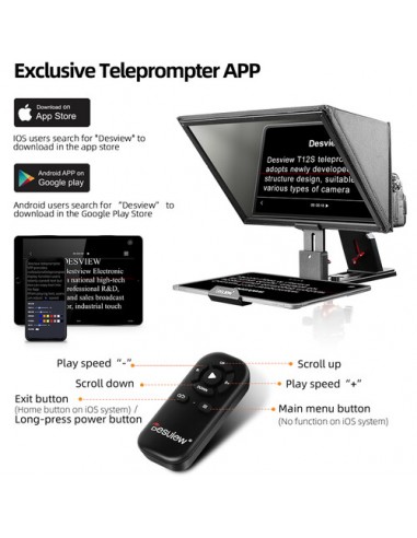 Desview T12S Teleprompter 12,9" con...