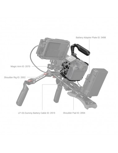 SmallRig 3891 Black Mamba cage con...