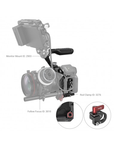 SmallRig 3891 Black Mamba cage con...