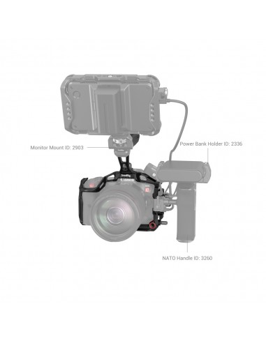 SmallRig 3891 Black Mamba cage con...