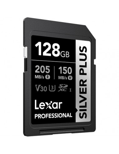 Lexar SDXC Silver Plus 128GB UHS-I V30