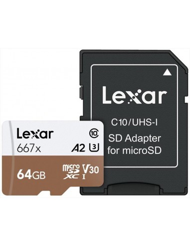 Lexar Micro SD 64GB 667x con...
