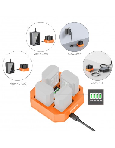 SmallRig 4839 Caricabatterie per...