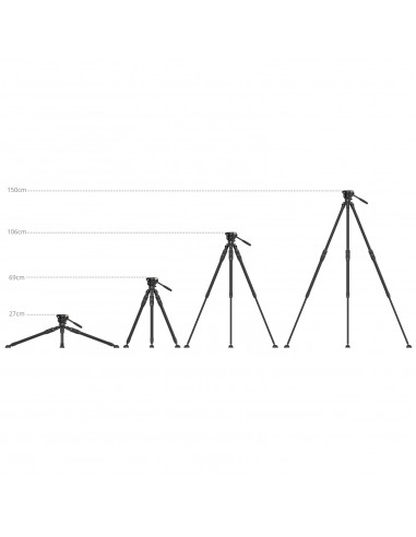 SmallRig 4643 Kit treppiede in fibra...