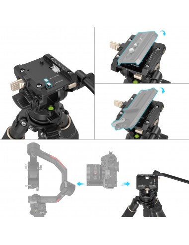 SmallRig 4643 Kit treppiede in fibra...