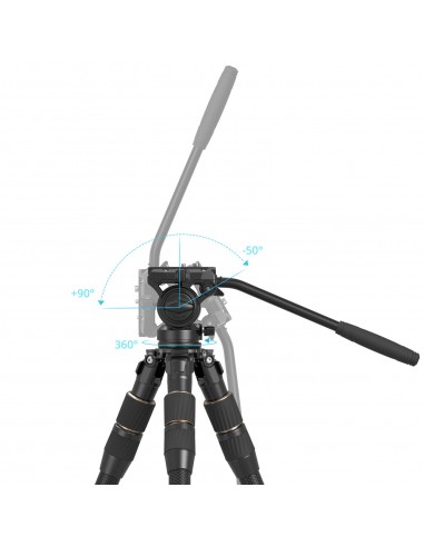 SmallRig 4643 Kit treppiede in fibra...