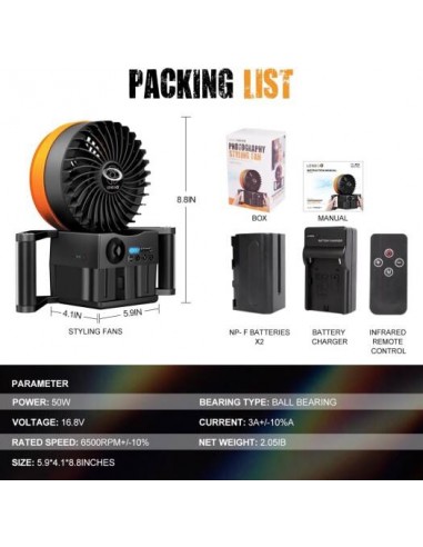 LensGo Typhoon 1 Photography Styling Fan LensGo Typhoon 1 Photography Styling Fan