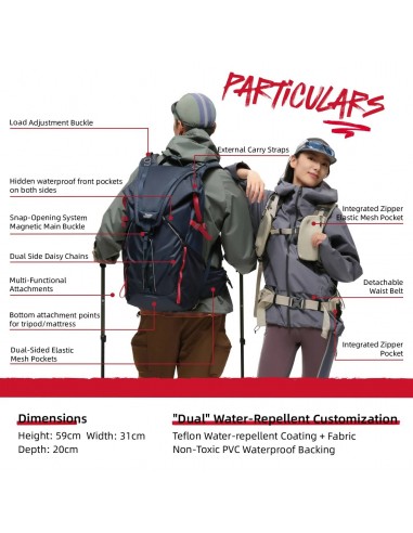 VSGO Pocket Ranger 35L (Blu)