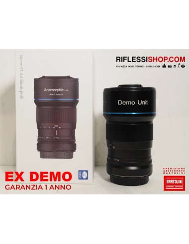 Sirui 50mm f/1.8 Anamorphic 1.33X...