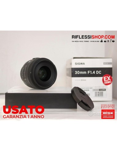 Sigma 30mm f/1.4 DC HSM (Nikon F) -...