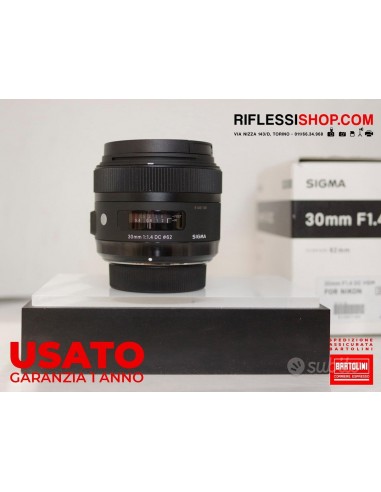 Sigma 30mm f/1.4 DC HSM (Nikon F) -...