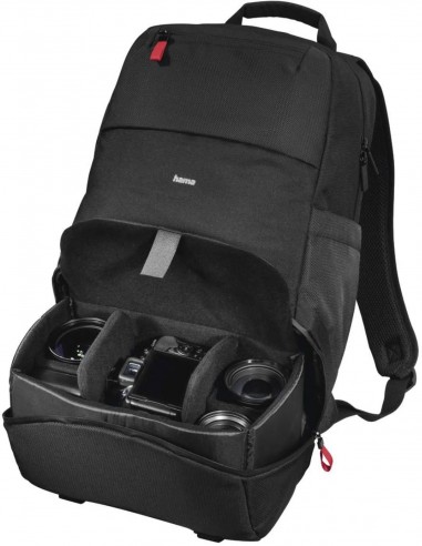 Hama Zaino Matera 160 - Nero/Rosso Hama Zaino Matera 160 - Nero/Rosso