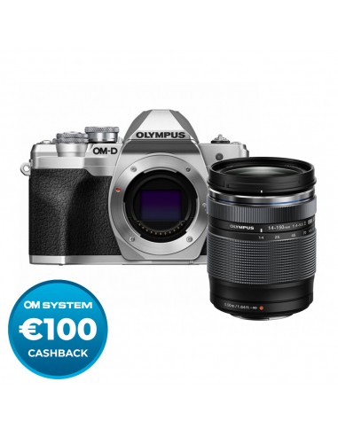 Olympus OM-D E-M10 Mark IV Argento +...