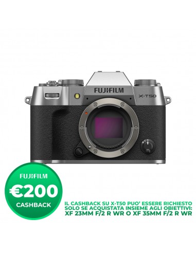 Fujifilm X-T50 Body - Argento