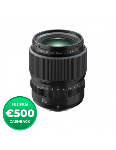 Fujifilm GF 80mm f/1.7 R WR