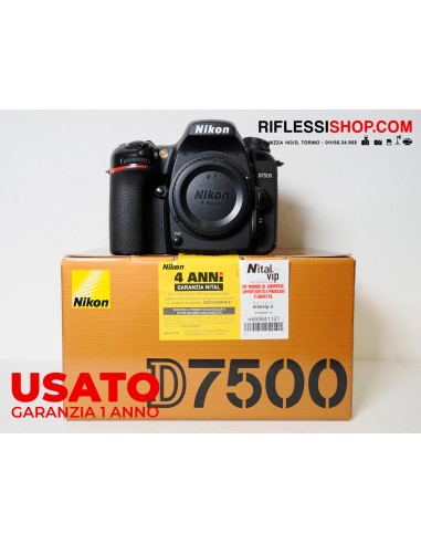 Nikon D7500 Body (27.300 scatti) - USATO