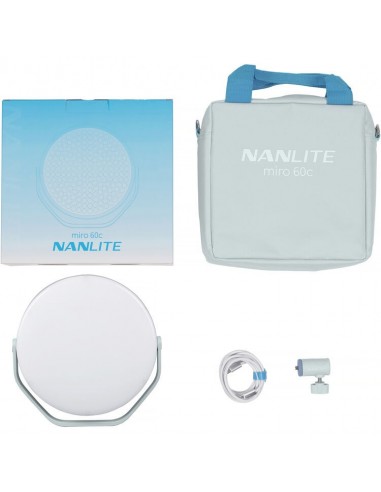 Nanlite miro 60c Led RGB rotondo 60W...