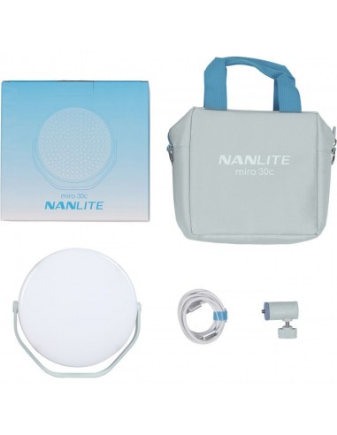 Nanlite miro 30c Led RGB rotondo 30W...