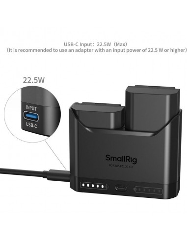 SmallRig 5483 kit caricabatterie e...