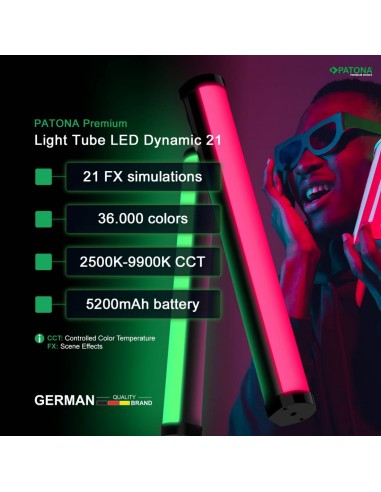 Patona tubo led RGB Dynamic 21 (10W)