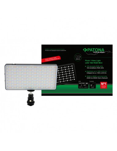 Patona 4290 pannello Led 160 RGB Mini