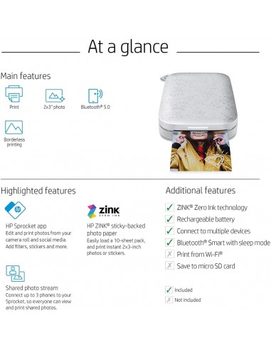 HP Sprocket stampante portatile