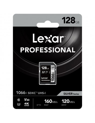 Lexar SDXC 128GB 1066x (R160MB/s -...