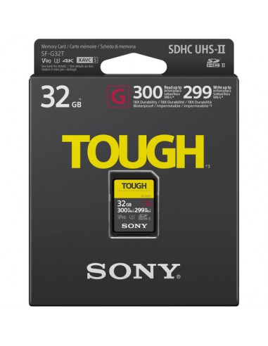 Sony SD 32GB SF-G Tough (R300MB/s* e...